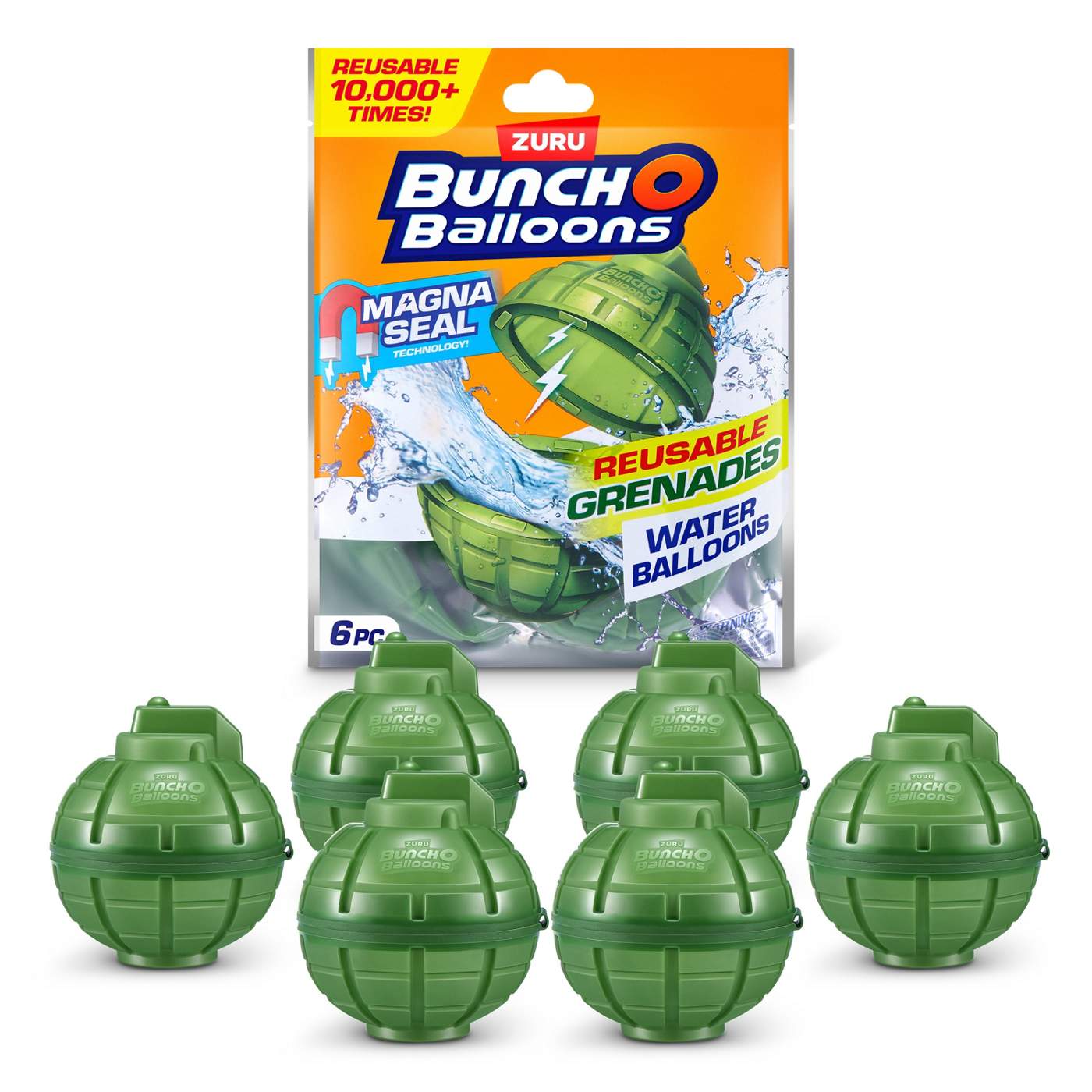Zuru Bunch O Balloons Reusable Grenade Water Balloons; image 1 of 7
