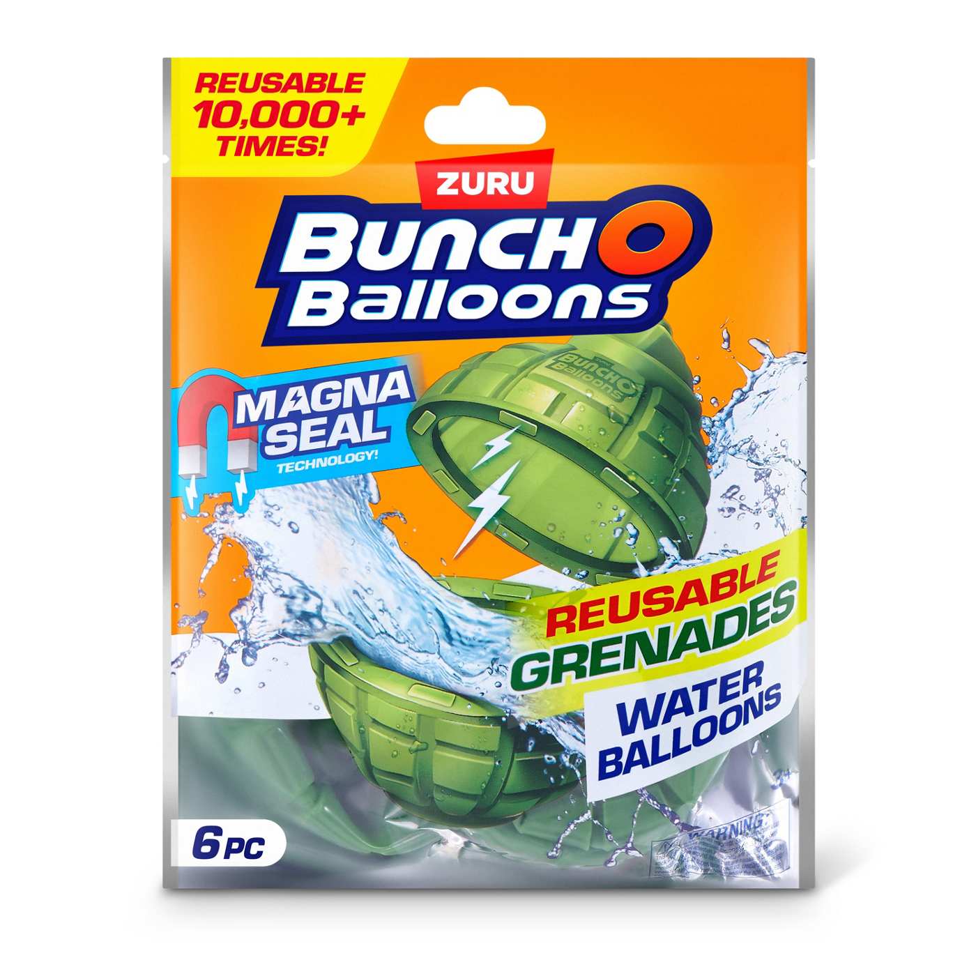 Zuru Bunch O Balloons Reusable Grenade Water Balloons; image 7 of 7