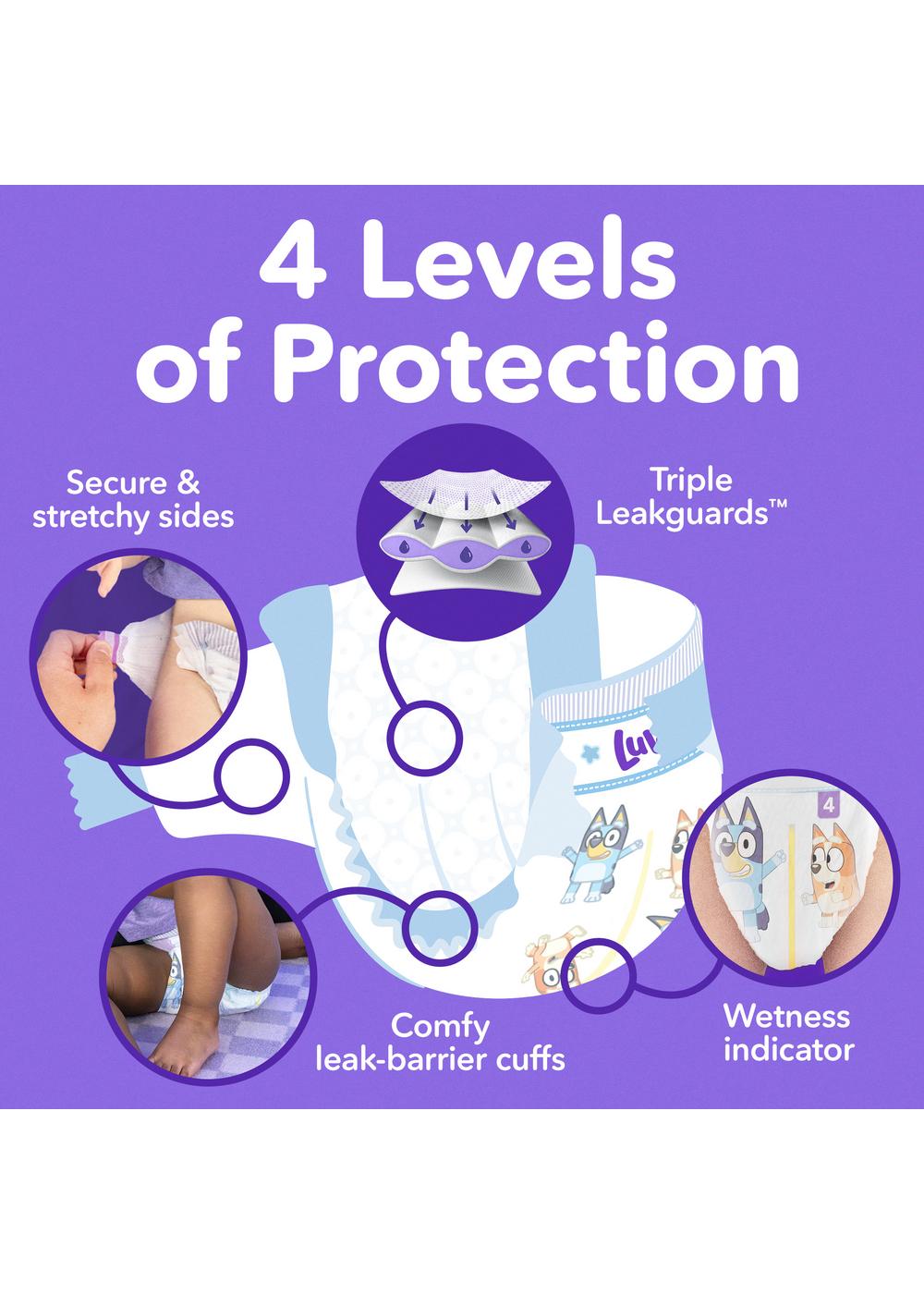 Luvs Platinum Protection Baby Diapers - Size 8; image 2 of 7