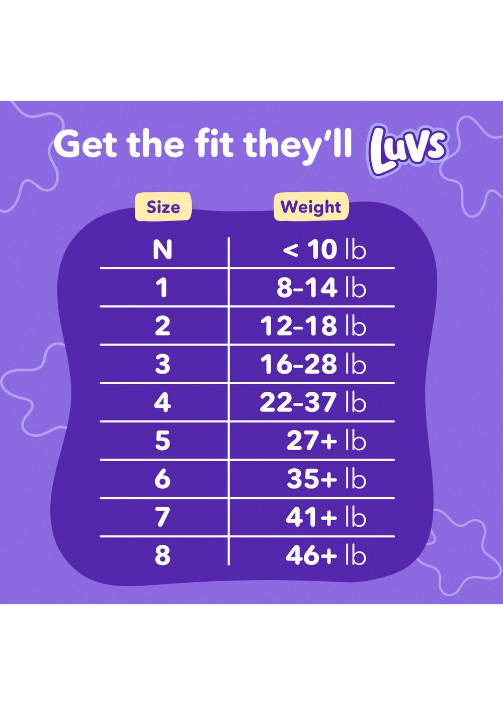 Luvs Platinum Protection Baby Diapers - Size 8; image 7 of 7