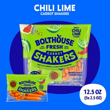 Bolthouse Fresh Carrot Shakers - Spicy Chili Lime, 5 ct