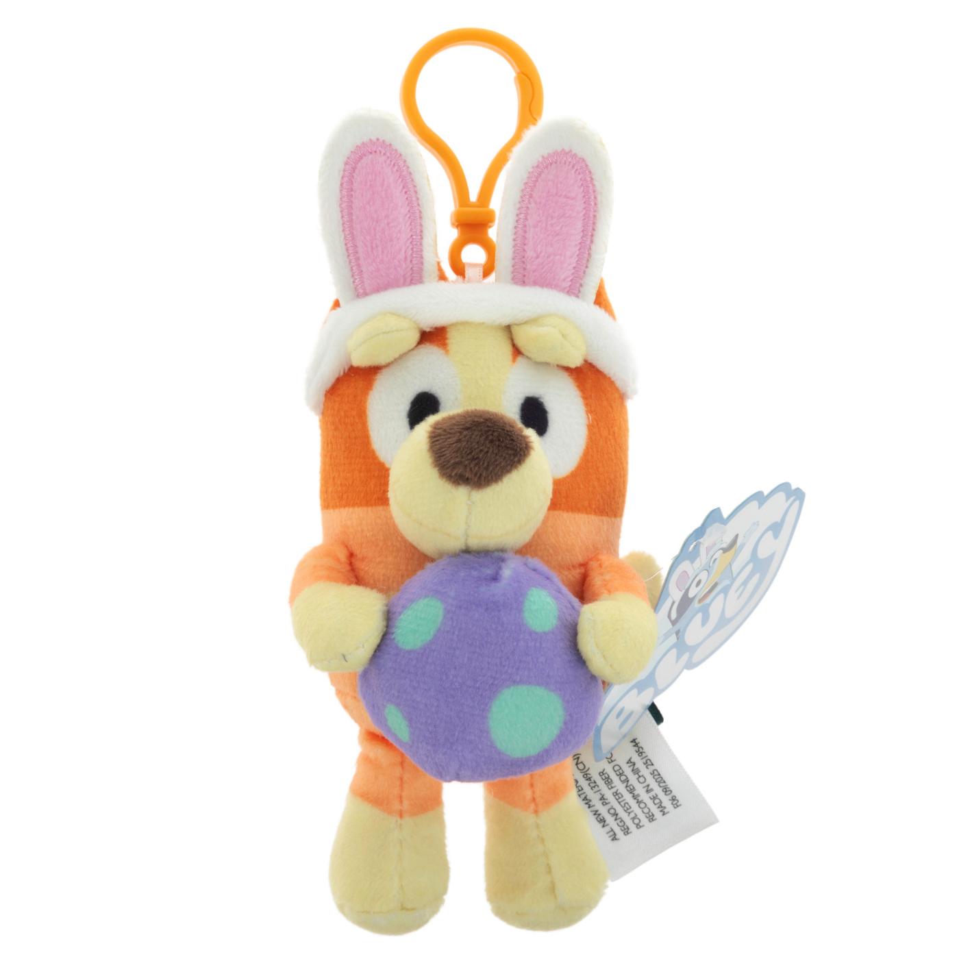 Animal Adventure Bluey Bingo with Egg Easter Plush Backpack Clip; image 1 of 4
