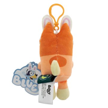 Animal Adventure Bluey Bingo with Egg Easter Plush Backpack Clip
