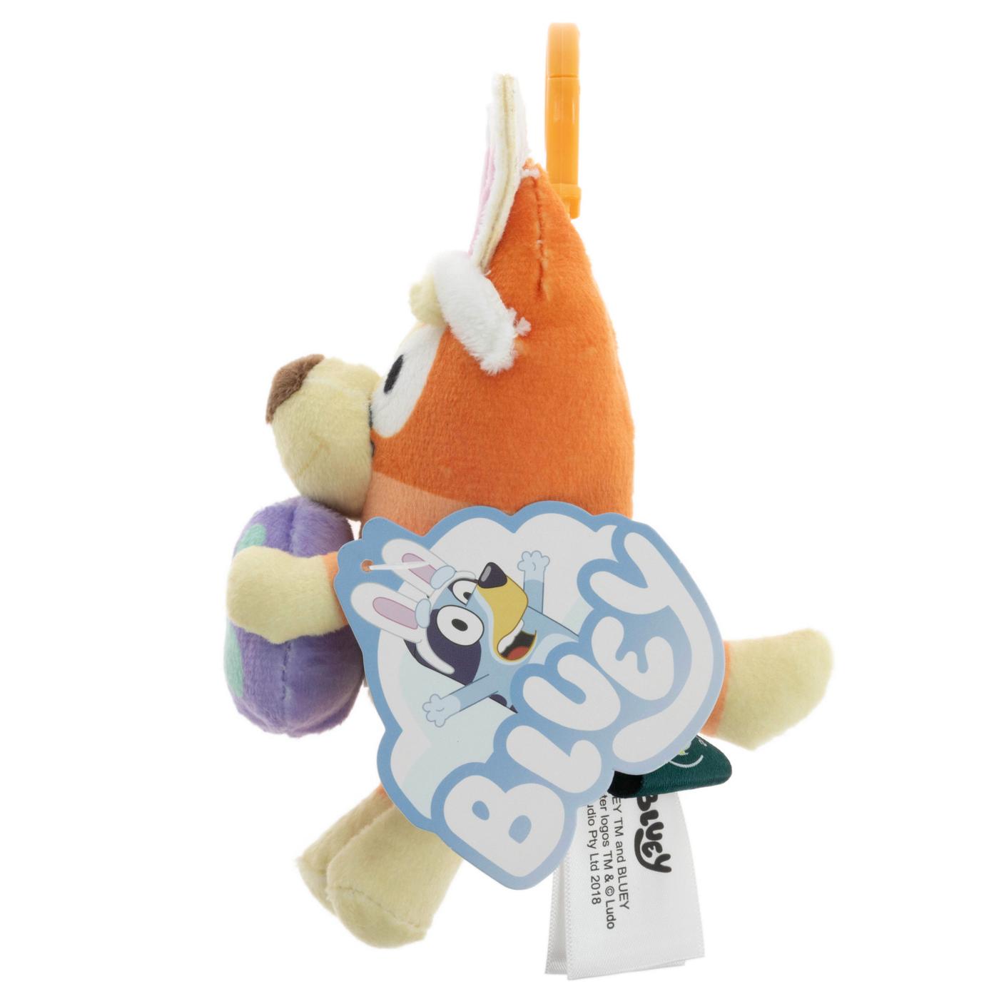 Animal Adventure Bluey Bingo with Egg Easter Plush Backpack Clip; image 4 of 4