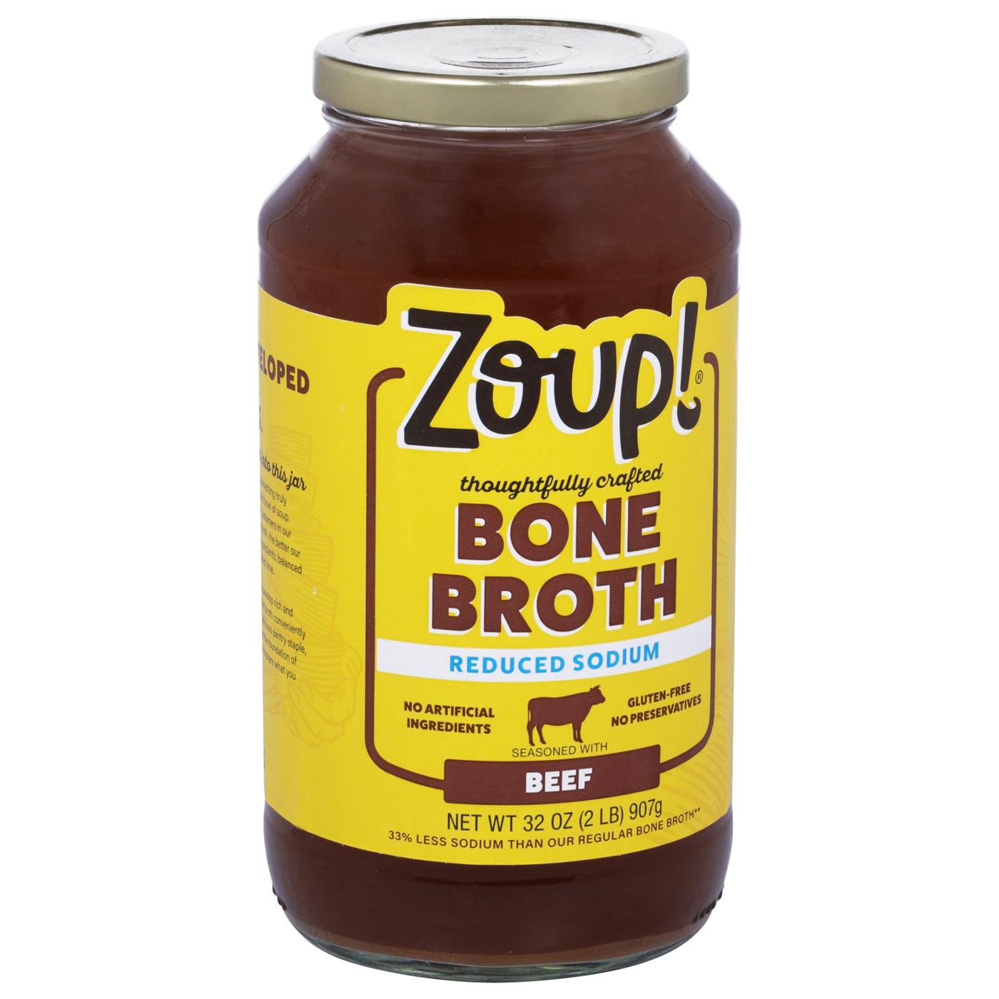 Zoup! Reduced Sodium Beef Bone Broth; image 7 of 8