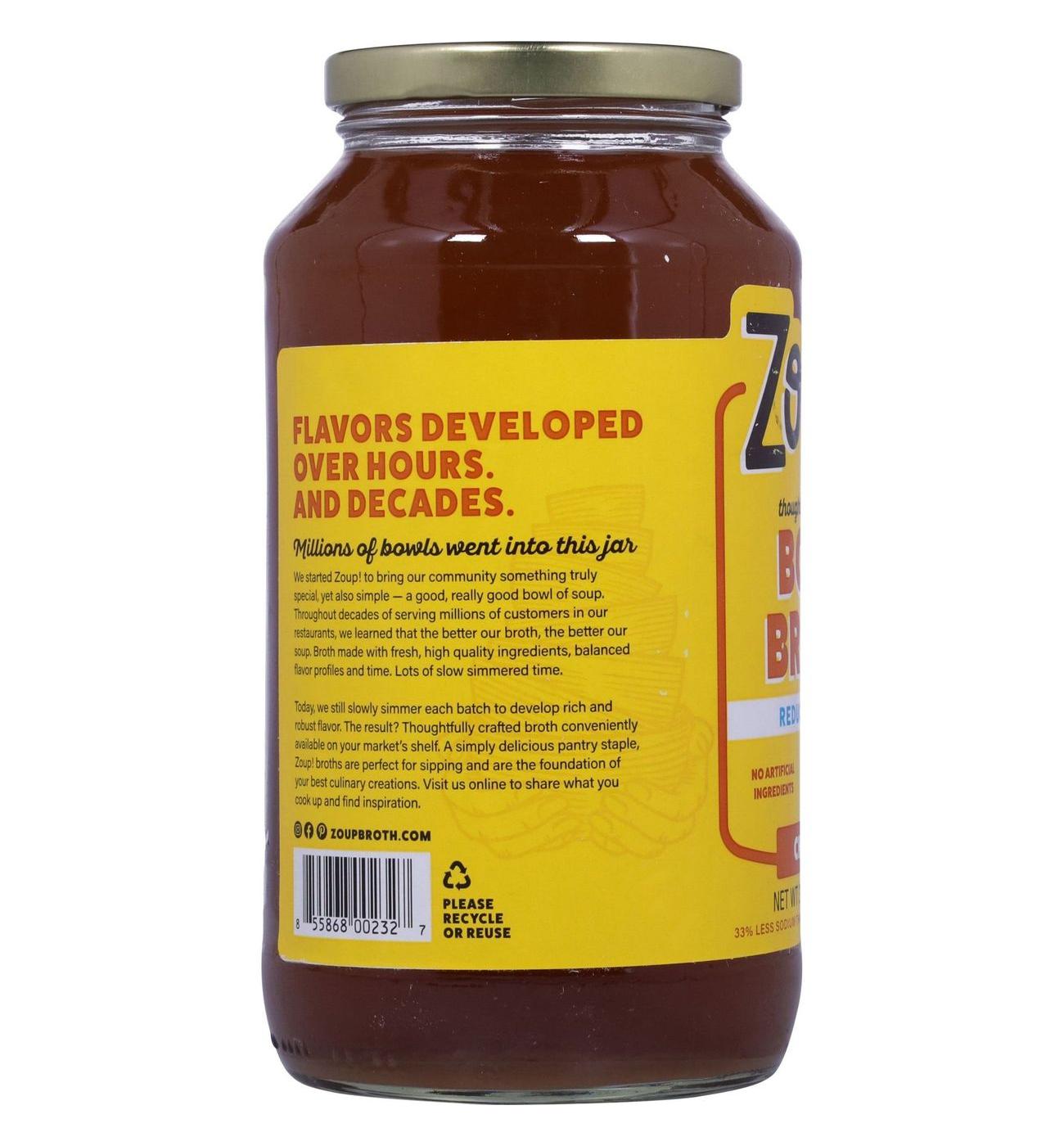 Zoup! Reduced Sodium Chicken Bone Broth; image 2 of 6