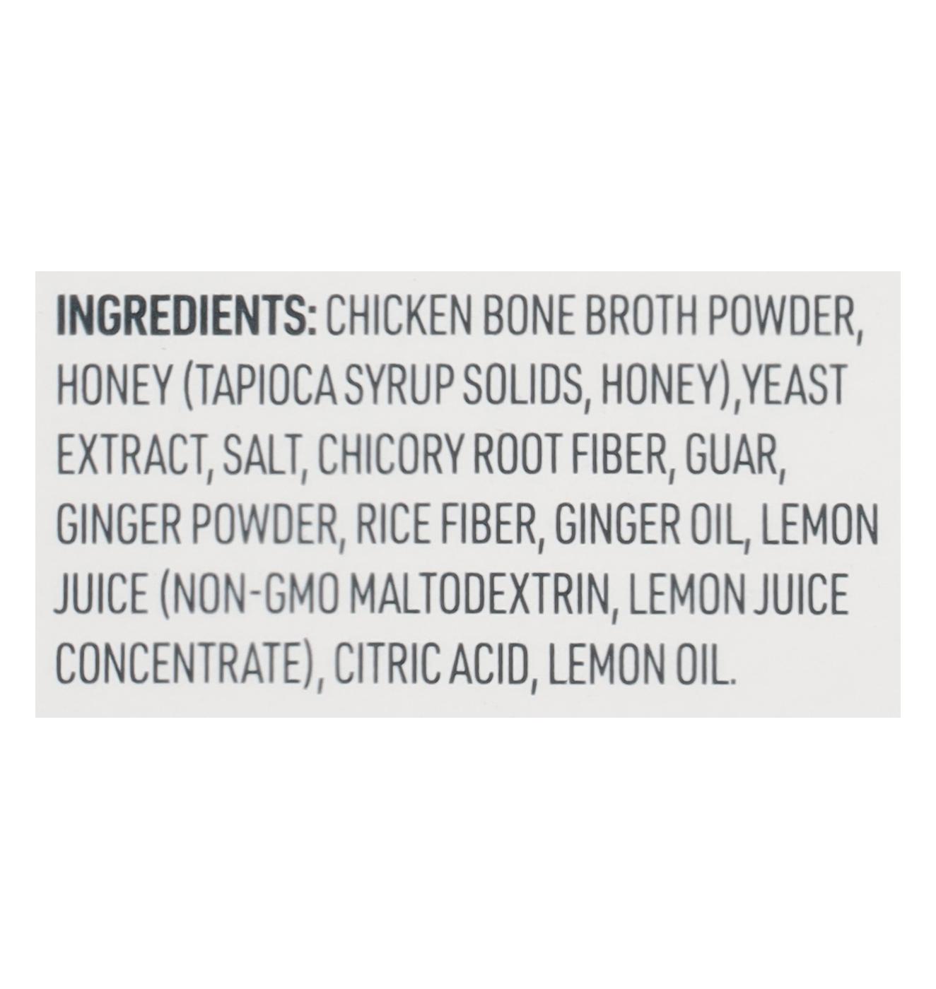 Bare Bones Instant Bone Broth Packets - Lemon Ginger; image 2 of 6