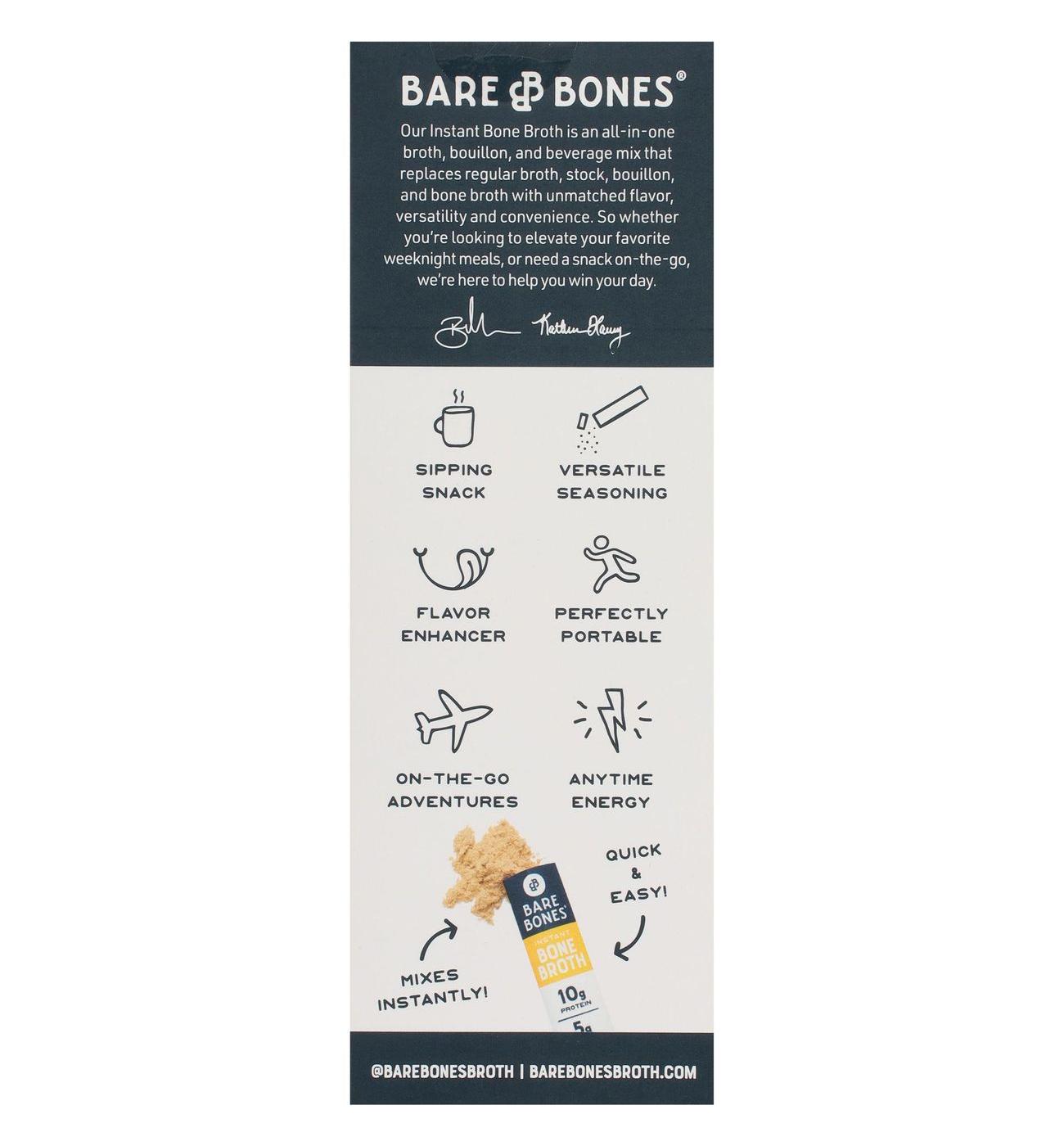 Bare Bones Instant Bone Broth Packets - Lemon Ginger; image 5 of 6