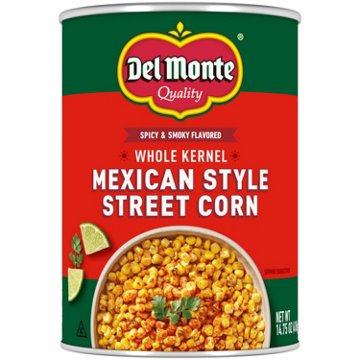 Del Monte Whole Kernel Mexican Style Street Corn, 14.75 oz