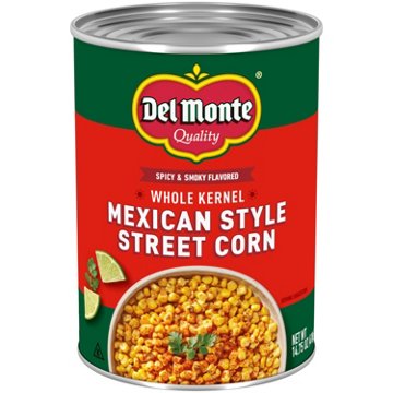 Del Monte Whole Kernel Mexican Style Street Corn, 14.75 oz