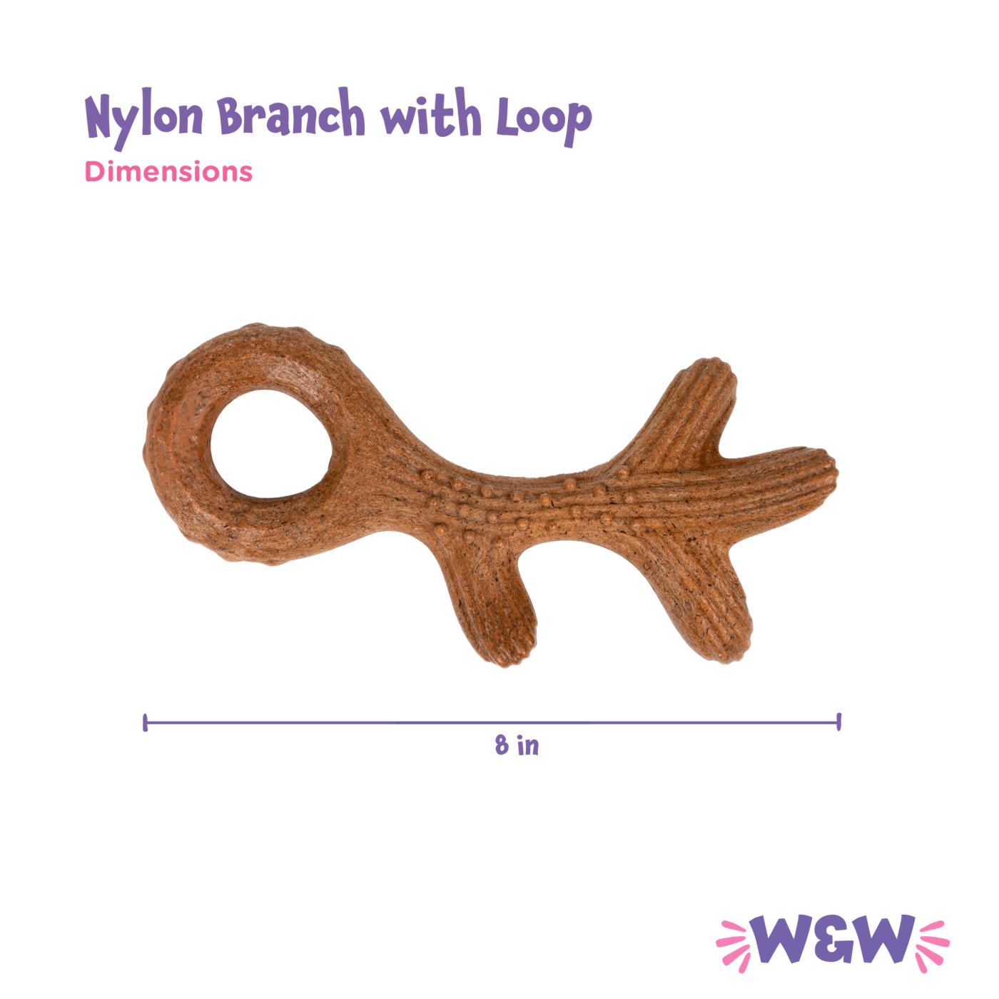 Woof & Whiskers Nylon Branch With Loop Dog Toy; image 4 of 4