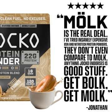 Jocko Mölk 22g Protein Powder - Coffee & Donuts