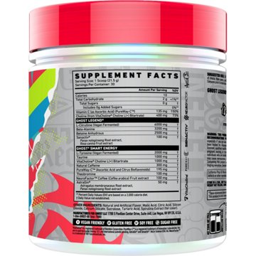 Ghost Legend Pre-Workout - Blue Raspberry