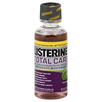 Listerine Travel Size Total Care Mouthwash - Fresh Mint, 3.2 oz