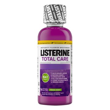Listerine Travel Size Total Care Mouthwash - Fresh Mint, 3.2 oz