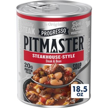 Progresso Pitmaster Steakhouse-Style Steak & Bean Soup