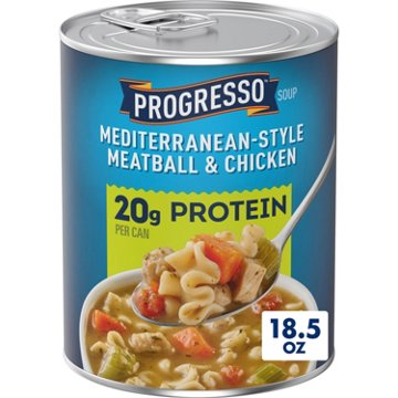 Progresso Protein Mediterranean-Style Meatball & Chicken Soup