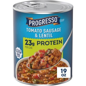 Progresso Protein Tomato Sausage & Lentil Soup