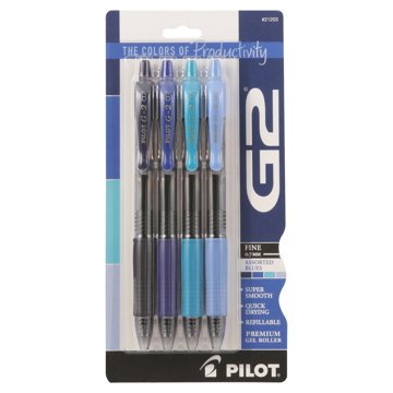 Pilot G2 0.7 mm Fine Point - Assorted Blues