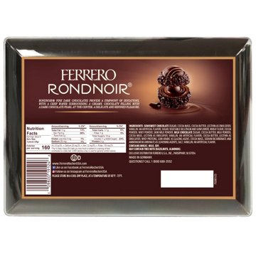 Ferrero Rondnoir Fine Dark Chocolates Gift Box, 14 pc
