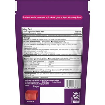 MiraFAST Fast Acting Gentle Constipation Relief Soft Chews