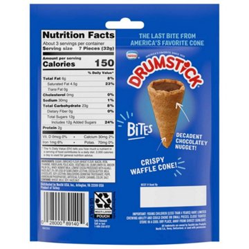 Nestle Drumstick Bites Milk Chocolatey Waffle Cone Snacks