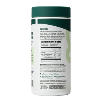 Supergut GLP-1 Daily Support Unflavored Prebiotic Fiber Canister