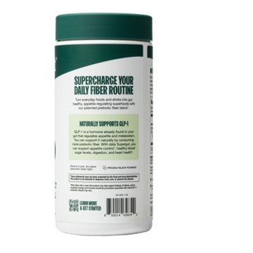Supergut GLP-1 Daily Support Unflavored Prebiotic Fiber Canister