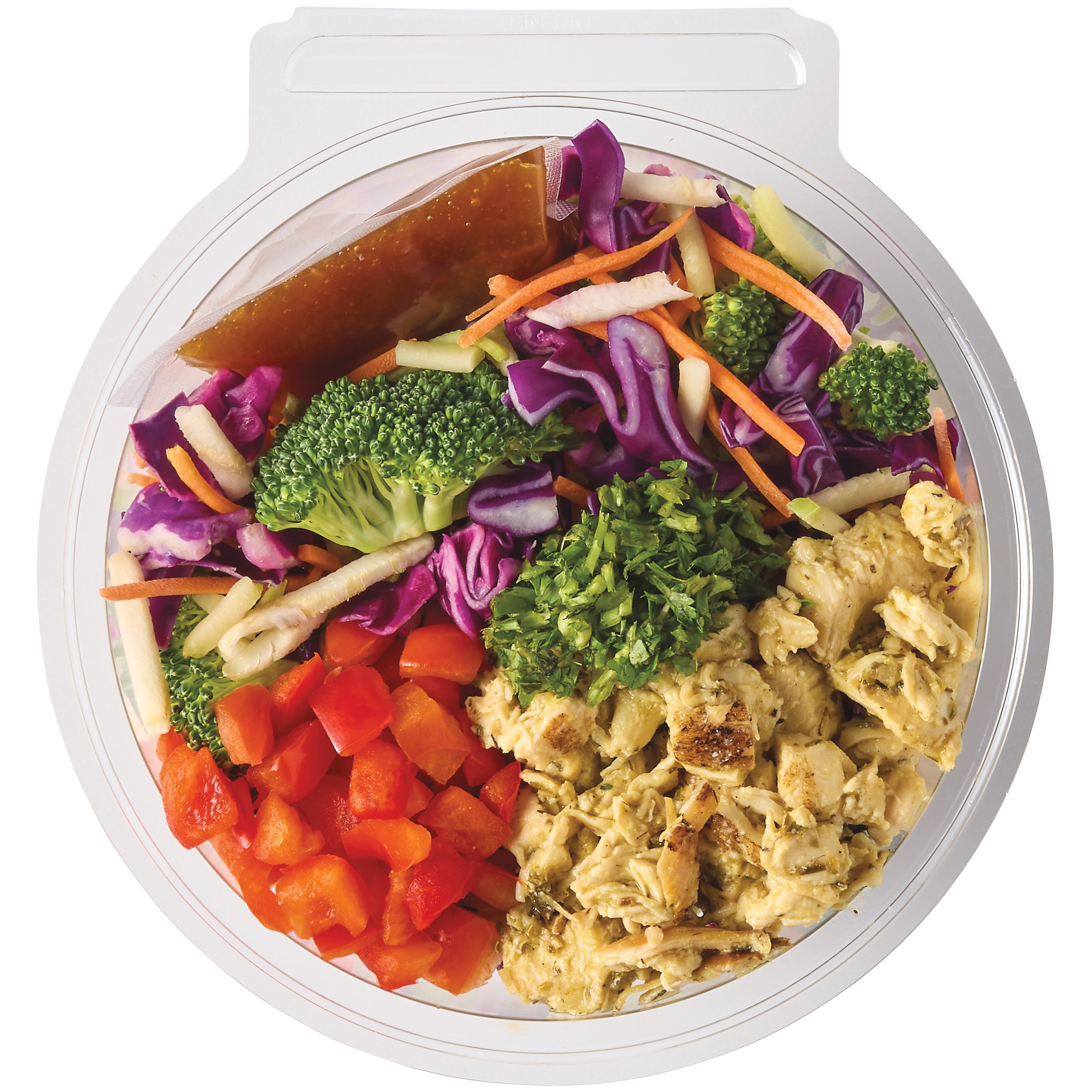 Meal Simple by H-E-B Asian-Style Chicken Greens & Grains Salad - Shop ...