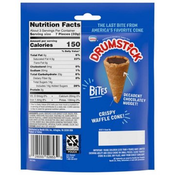 Nestle Drumstick Bites Dark Chocolatey Waffle Cone Snacks