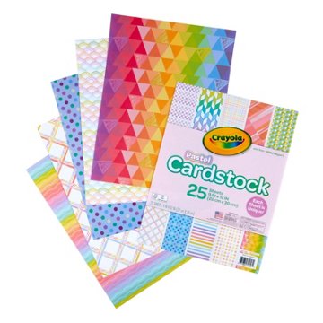 Crayola Pastel Cardstock, 25 ct