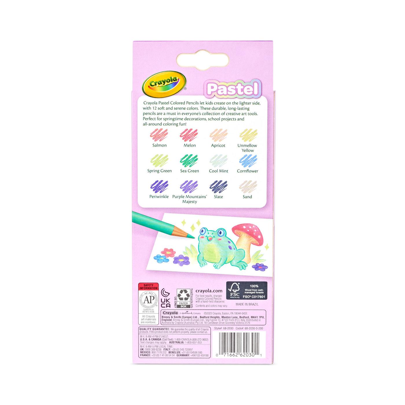 Crayola Pastel Pre-Sharpened Colored Pencils; image 2 of 3