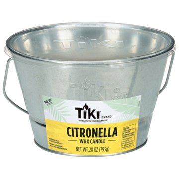 TIKI Citronella Wax Candle Bucket, 28 oz