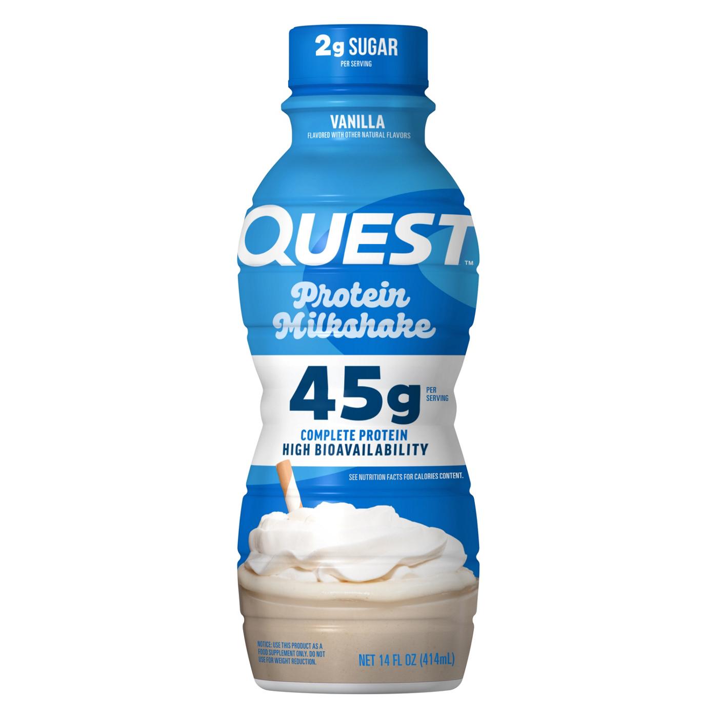 Quest 45g Protein Milkshake - Vanilla; image 1 of 5