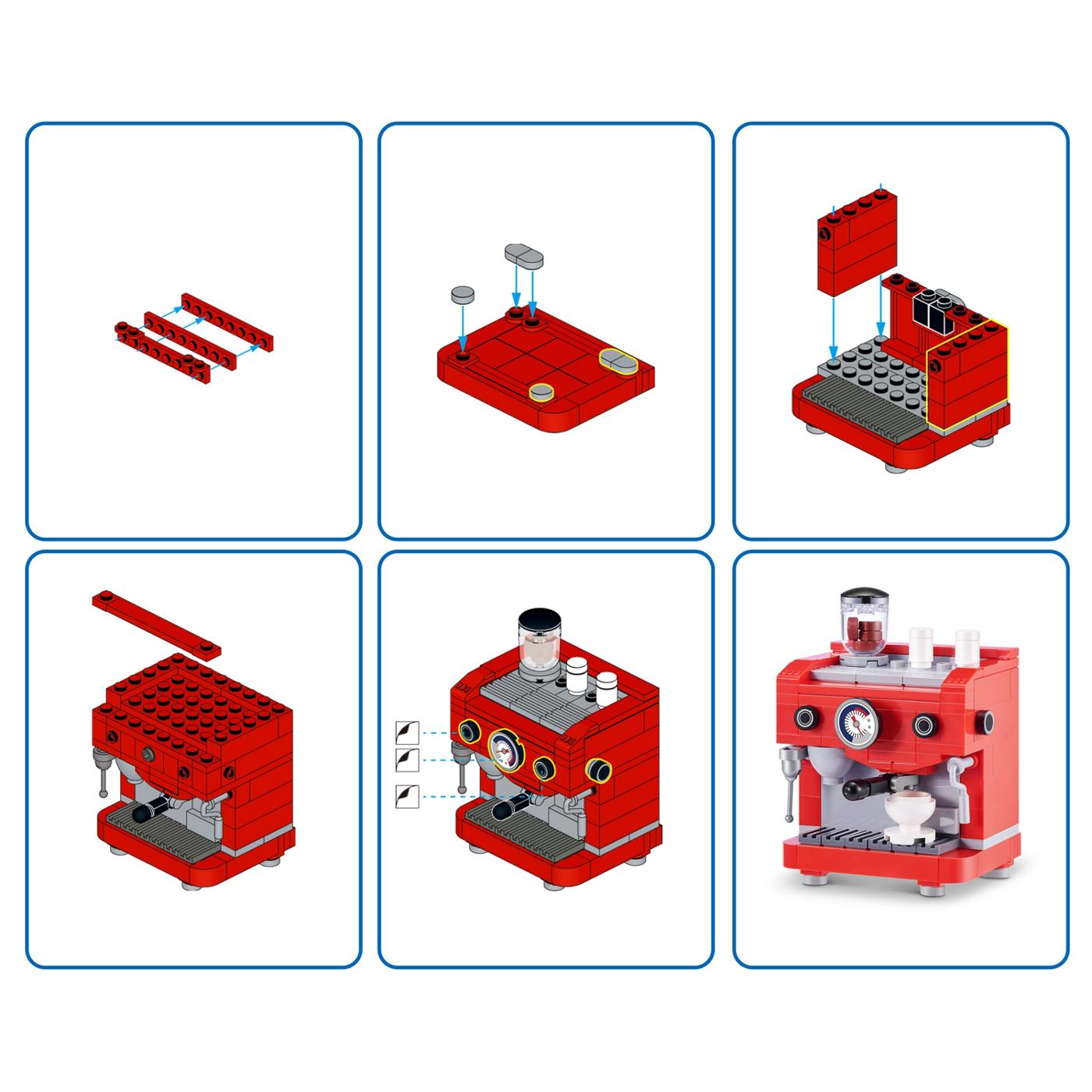 Zuru MAX Home Collection Buidling Set Capsule - Coffee Machine; image 3 of 5