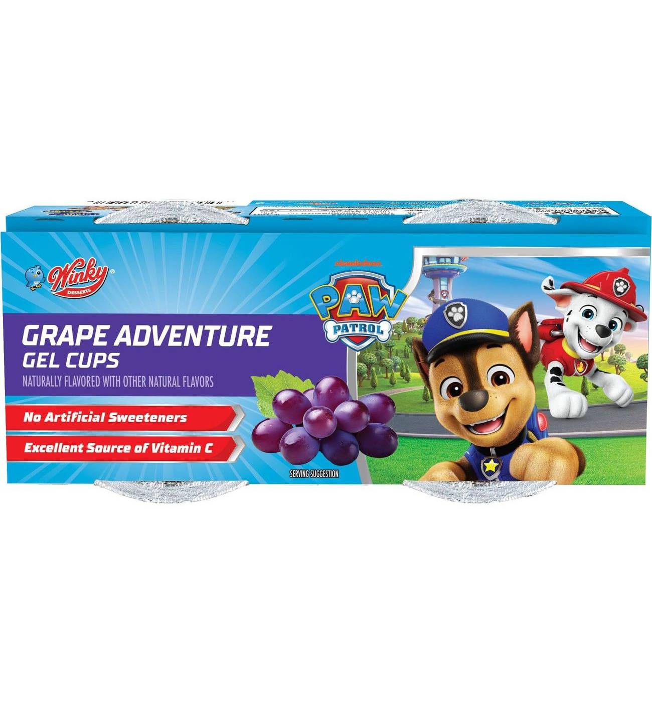 Winkys Grape Adventure 4 pk Gelatin Cups; image 2 of 2