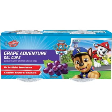 Winkys Grape Adventure 4 pk Gelatin Cups, 3.5 oz