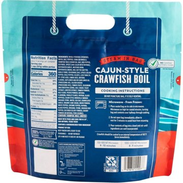 H-E-B Frozen Steam in Bag Cajun-Style Crawfish Boil, 32 oz