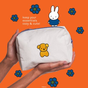 The Crème Shop x Miffy Cosmetics Travel Bag & Brush Set