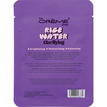 The Crème Shop Rice Comfort Sheet Mask