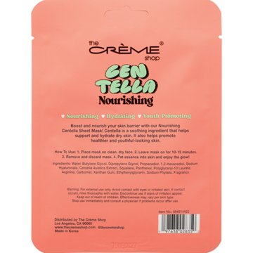 The Crème Shop Centella Nourishing Sheet Mask