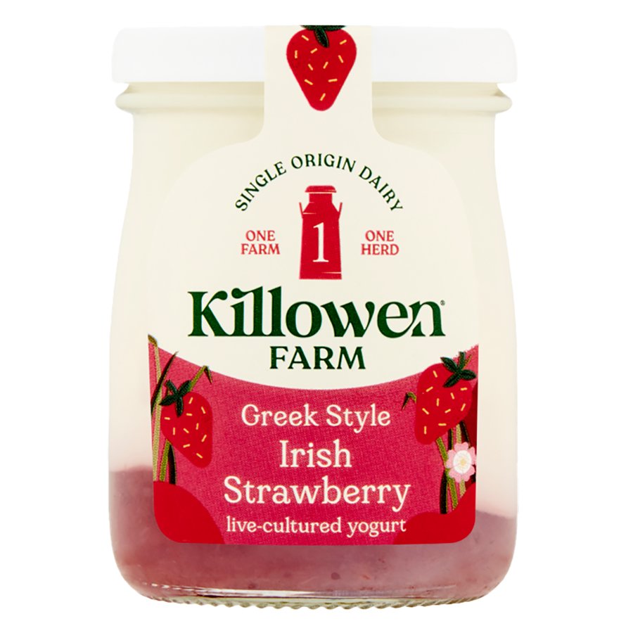 Killowen Farm Irish Strawberry Greek-Style Yogurt, 4.94 oz