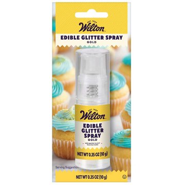 Wilton Gold Edible Glitter Spray , 0.35 oz