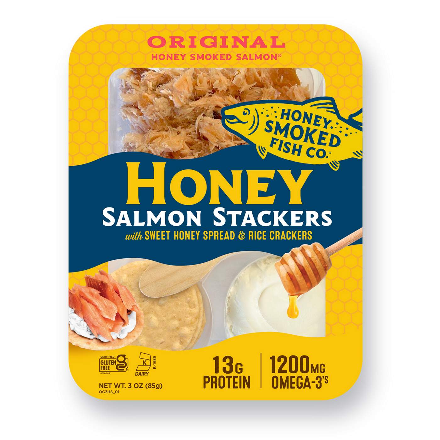 Honey Smoked Fish Co. Honey Salmon Stackers; image 1 of 2
