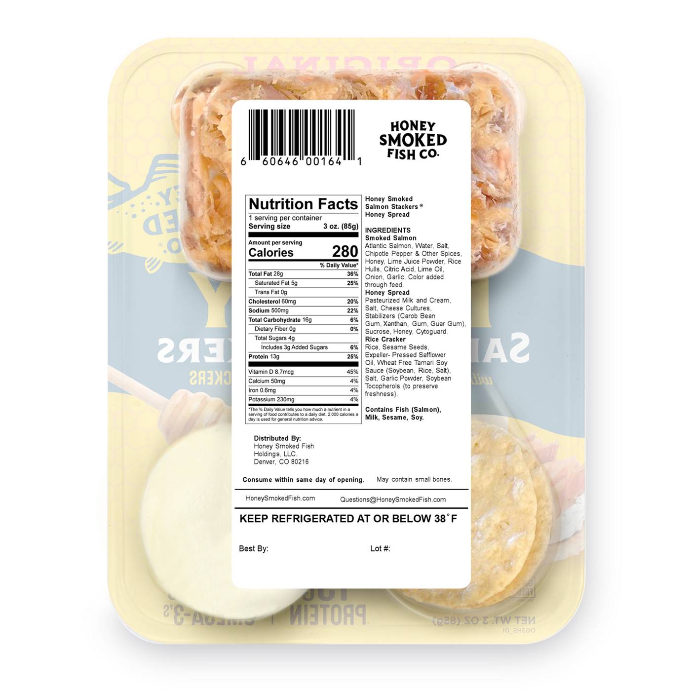 Honey Smoked Fish Co. Honey Salmon Stackers; image 2 of 2