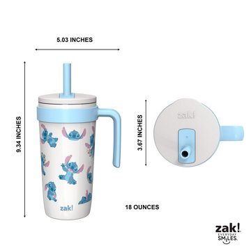 Zak! Designs Stainless Steel Tumbler - Stitch Fairway, 18 oz