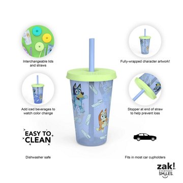 Zak! Designs Bluey Color Change Tumblers, 3 pk