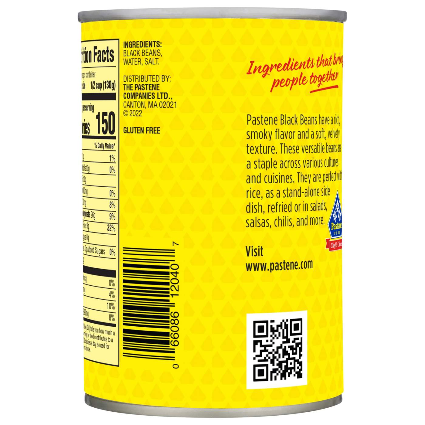 Pastene Black Beans; image 2 of 3