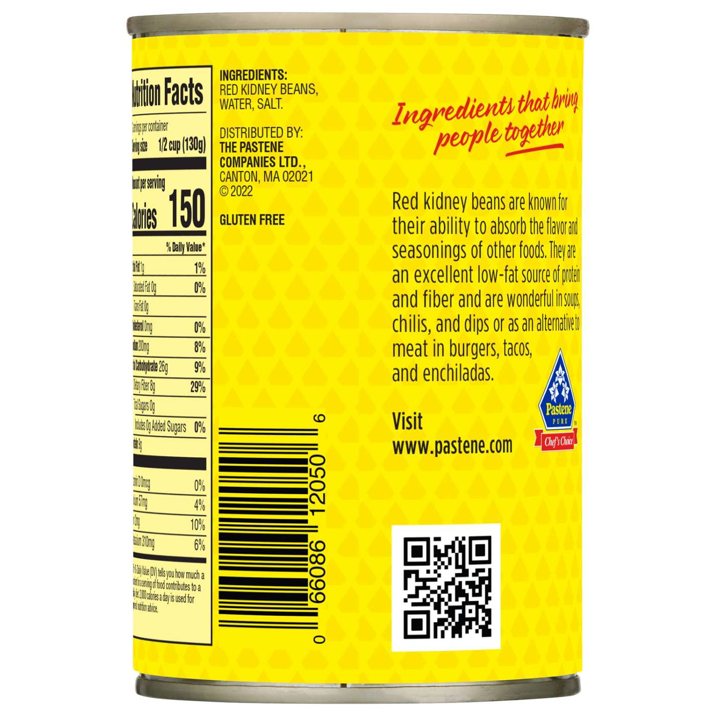 Pastene Red Kidney Beans; image 2 of 3