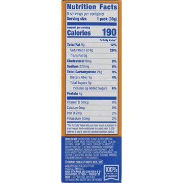 H-E-B Peanut Butter on Toast Sandwich Crackers